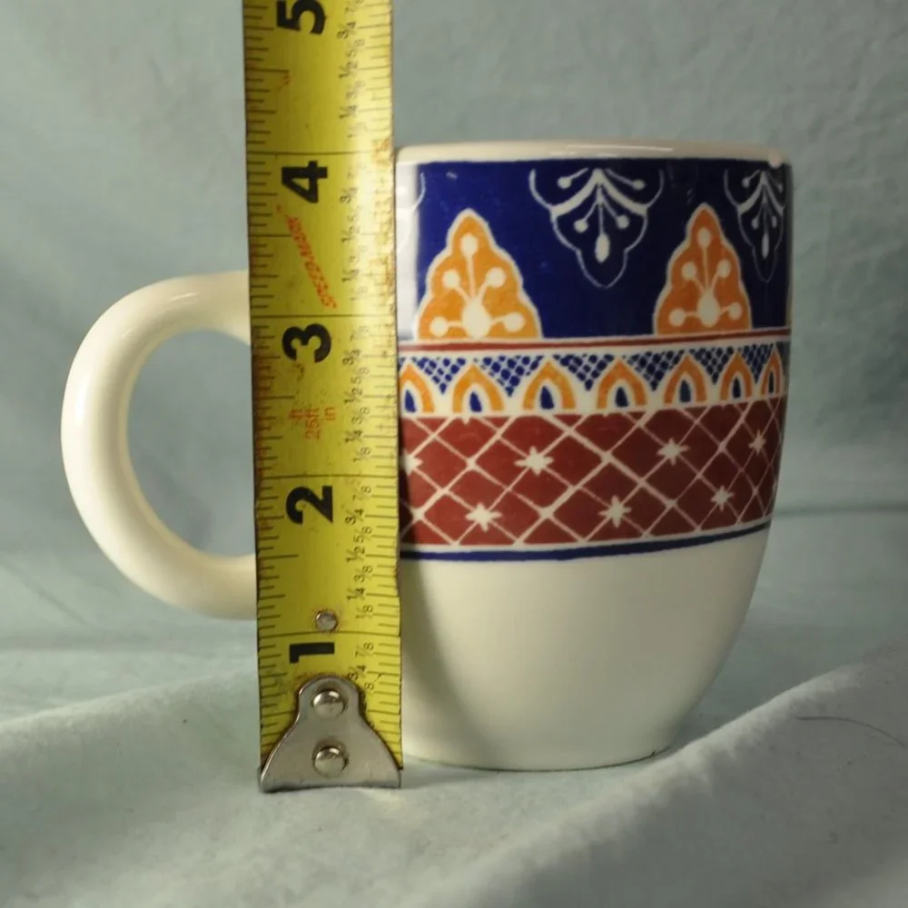 *BOGO mugs* 14 oz mug pier 1 floral vizcaya (w1540)